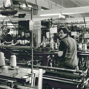 Historischer Stricksaal 1960er Historischer Stricksaal 1960er